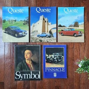 Vintage Rolls-Royce & Bentley Magazine Lot – Queste, Symbol, Pinnacle (Set of 5)